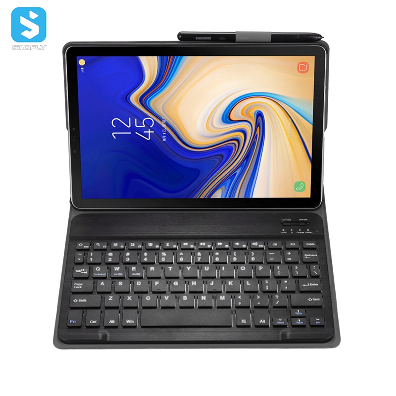 wireless keyboard with PU leather case for Samsung Galaxy Tab S4(10.5)/T830/T835